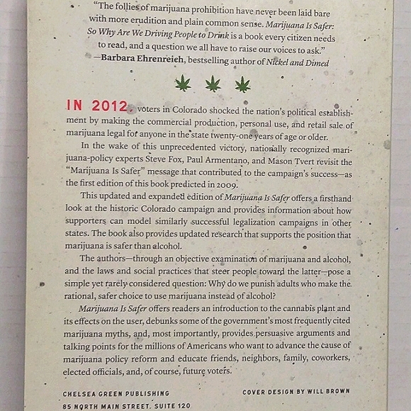 Book Marijuana is safer so why are we driving people to drink - Picture 5 of 5